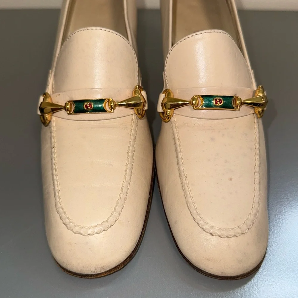 Vintage Gucci Heel Loafers - Picture 2 of 11